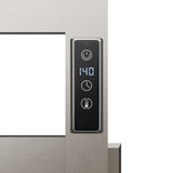 ANZZI Starling Series 6-Bar Wall Mounted Towel Warmer (20.87" L x 20.47" W), Dual Installation, Digital Control Panel, Rhino Alloy Certified Stainless Steel