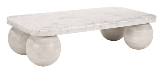 Camakat Coffee Table White & Whitewashed