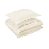 400TC Luxurious Double Embroidery Cotton Sateen Solid Bedding Bundle