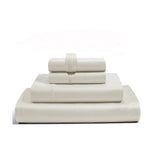 400TC Luxurious Double Embroidery Cotton Sateen Solid Bedding Bundle