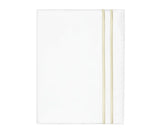Cotton Flat Sheet - Line Embroidery
