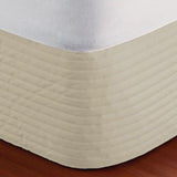 400TC Cotton Horizontal Quilted Tailored Bed skirt