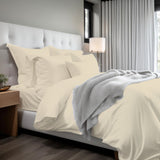 400TC Cotton Sateen Solid Duvet Cover Set