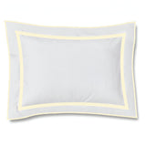 400TC Embroidery & Border Cotton Sateen Solid Pillow Sham