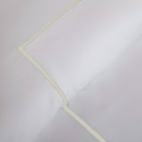 500TC Cotton Single Embroidery Sateen Solid Duvet Cover Set