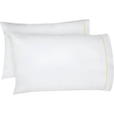 400TC Single Embroidery Cotton Sateen Pillowcases (Set Of 2)