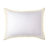 Smart Border 400TC Cotton Embroidery Sateen Solid Pillow Sham