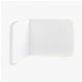 Wall Corner Rounded Dorm Bed Headboard In Embroidery Border With Self Adhesive Velcro Straps