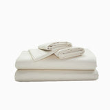 300TC Percale Solid Cotton Sheet Set