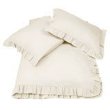 400TC Cotton Sateen Ruffle Duvet Cover Set