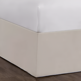 400TC Sateen Solid Cotton Wrap Around Tailored Bed Skirt