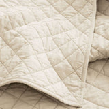 Diamond Knitted Cotton Coverlet