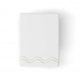 Double Wavy Embroidered Cotton Bath Towels (Set of 2)