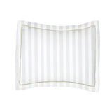 400TC Cotton Single Edge Embroidery Sateen Stripe Duvet Cover Set