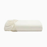 400TC Luxurious Triple Embroidery Sateen Solid Cotton Fitted Sheet
