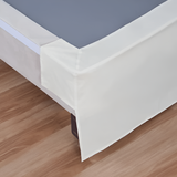 400TC Sateen Solid Cotton Wrap Around Tailored Bed Skirt