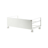 Rolling Shoe Rack (9" H) - Steel