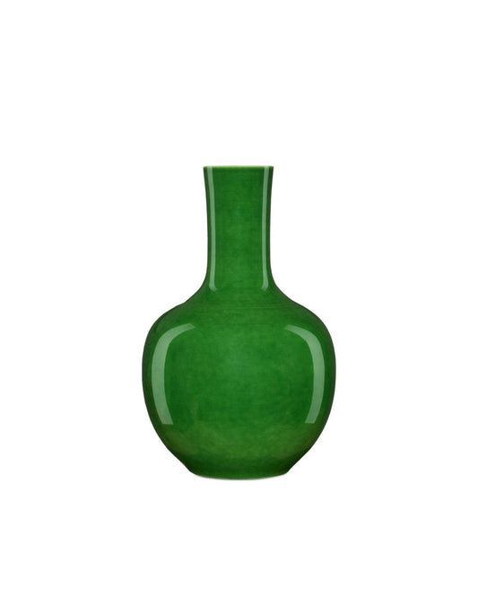 Imperial Green Long Neck Vase