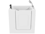 ANZZI Compact Therapeutic Walk-In Tub with Dual Hydrotherapy (Air & Water), Inline Heater, and Quick Fill Faucet, White