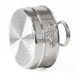 Mauviel Steamer Insert With Cast Stainless Steel Handles, 9.4-in