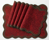 Scalloped Edge Placemats - Jacquard Placemat