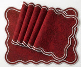 Scalloped Edge Placemats - Jacquard Placemat