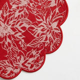 Red Scallop Placemat