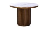 Tower Dining Table White Marble