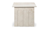 Forum Side Table Cream Marble