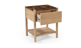 Elio Nightstand Dark Emperador Marble