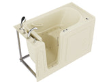 ANZZI Coupe Series 30 in. x 60 in. Quick Fill Walk-In Air Tub in Biscuit