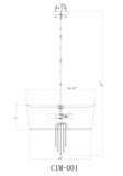Jindalee Ceiling Light - Clearance