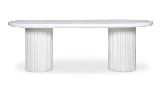 Eris Outdoor Dining Table White