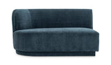 Yoon 2 Seat Sofa Left Nightshade Blue