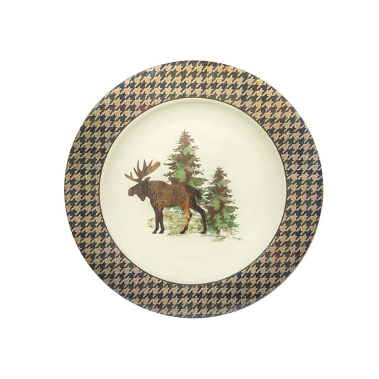 Joshua Melamine Dinner Plates, Set of 24