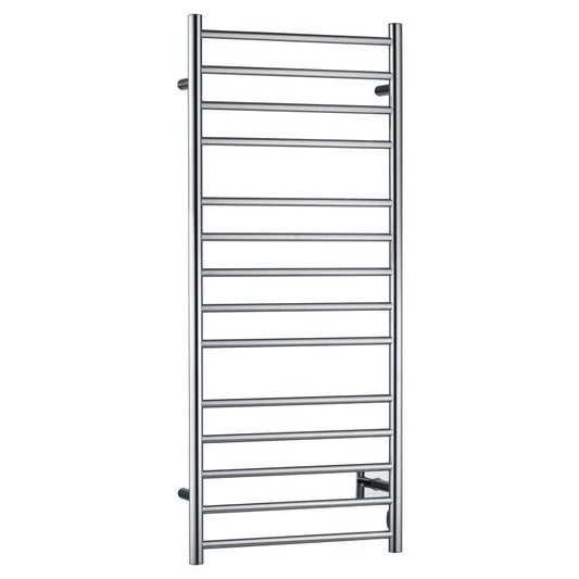 ANZZI Elgon Series 14-Bar Wall Mounted Towel Warmer (20.86" W x 48.62" H), Dual Installation (Hardwire/Plug-In), Quick Warm Time, Rhino Alloy Certified