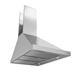 ANZZI 36-Inch 450 CFM 3-Speed Stainless Steel Wall Mount Convertible Pyramid Residential Range Hood with LED Lamp