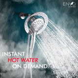 ENVO Atami High-Capacity Tankless Electric Water Heater (18 kW - 27 kW), Endless Hot Water, Advanced Safety, Energy Saving, Whole Home Application