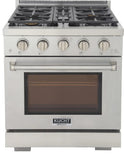 Kucht 30" Freestanding Professional Gas Range Liquid Propane KFX3000X/LP-S