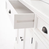 Halifax Hutch Cabinet with 5 Doors 3 Drawers