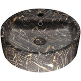 Rhapsody Series Ceramic Vessel Sink in Neolith Marble Finish