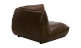 Zeppelin Leather Corner Chair Toasted Hickory