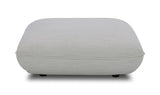 Zeppelin Ottoman Salt Stone White