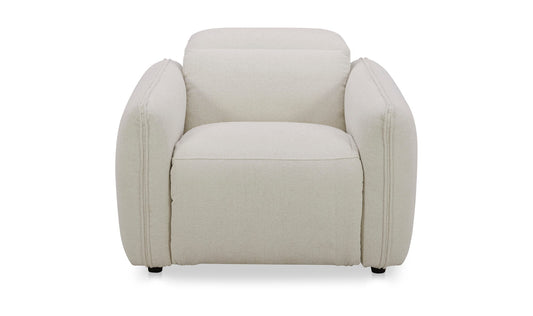 Eli Power Recliner Chair Warm White