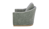 Linden Swivel Chair Slated Moss