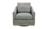 Linden Swivel Chair Slated Moss