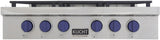 Kucht 36 Inch Gas Sealed Burner Rangetop-KFX369T-B