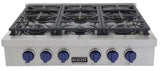 Kucht 36 Inch Gas Sealed Burner Rangetop-KFX369T-B