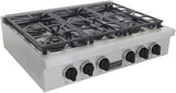 Kucht 36 Inch Gas Sealed Burner Rangetop-KFX369T-K