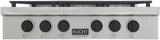 Kucht 36 Inch Gas Sealed Burner Rangetop-KFX369T-K
